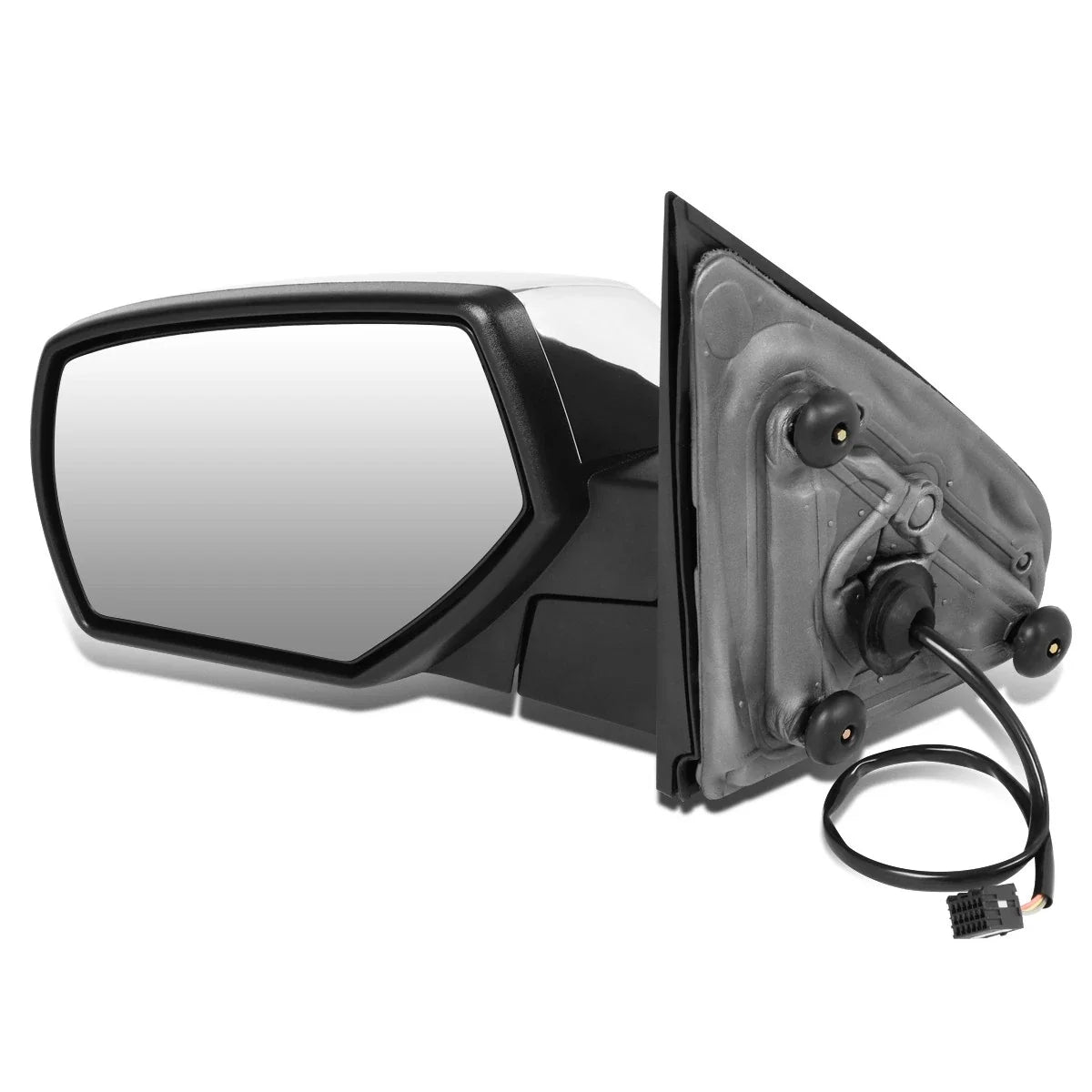Left Powered Heated Towing Mirror Chrome for Chevy Silverado/GMC Sierra (2014–2018)