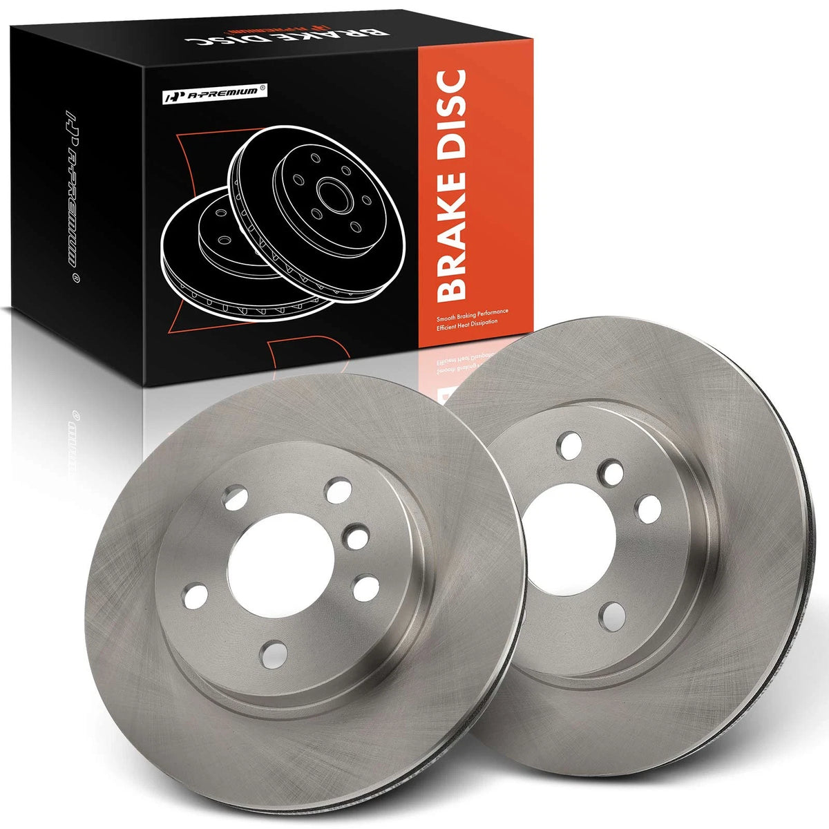 Set of 2 Front Disc Brake Rotors for BMW I01 i3 (2014–2021) BR901860, BR90186001
