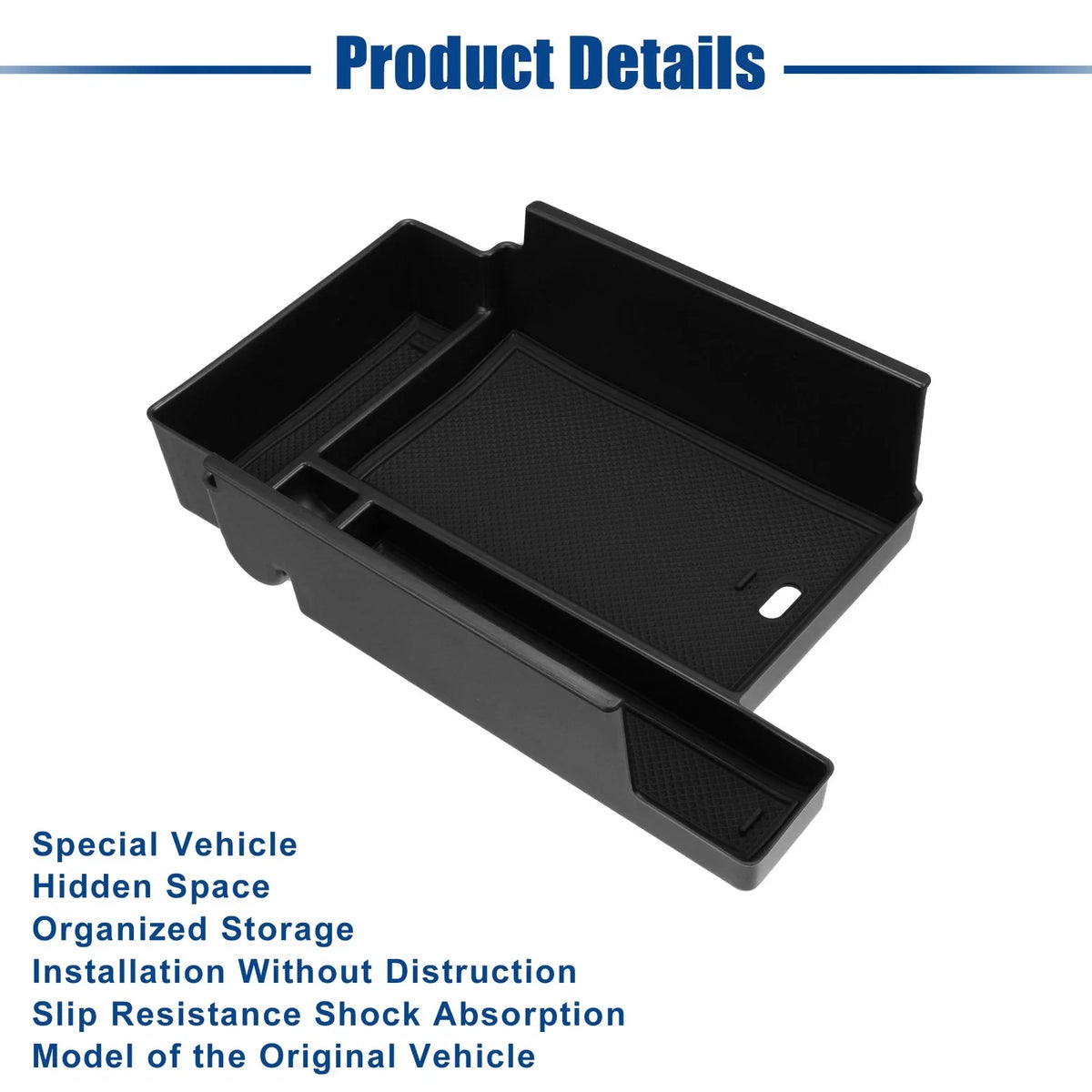 Set of 4 Front Center Console Organizer Tray for Nissan Pathfinder