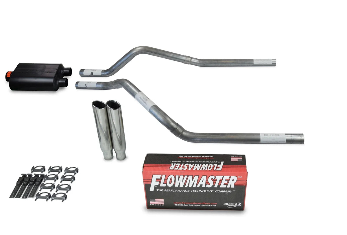 2.5" Dual Exhaust Kit for Chevy Blazer (2000–2004) - Flowmaster Super 40