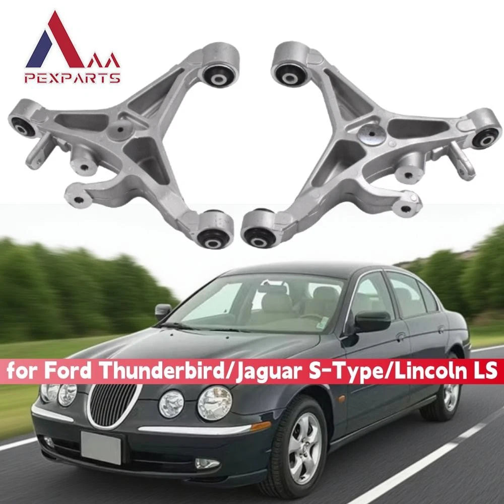 2X Lower Control Arm Rear for Ford Thunderbird Lincoln LS (2000–2003) 521-937, 521-938, CMS401154, CMS401155