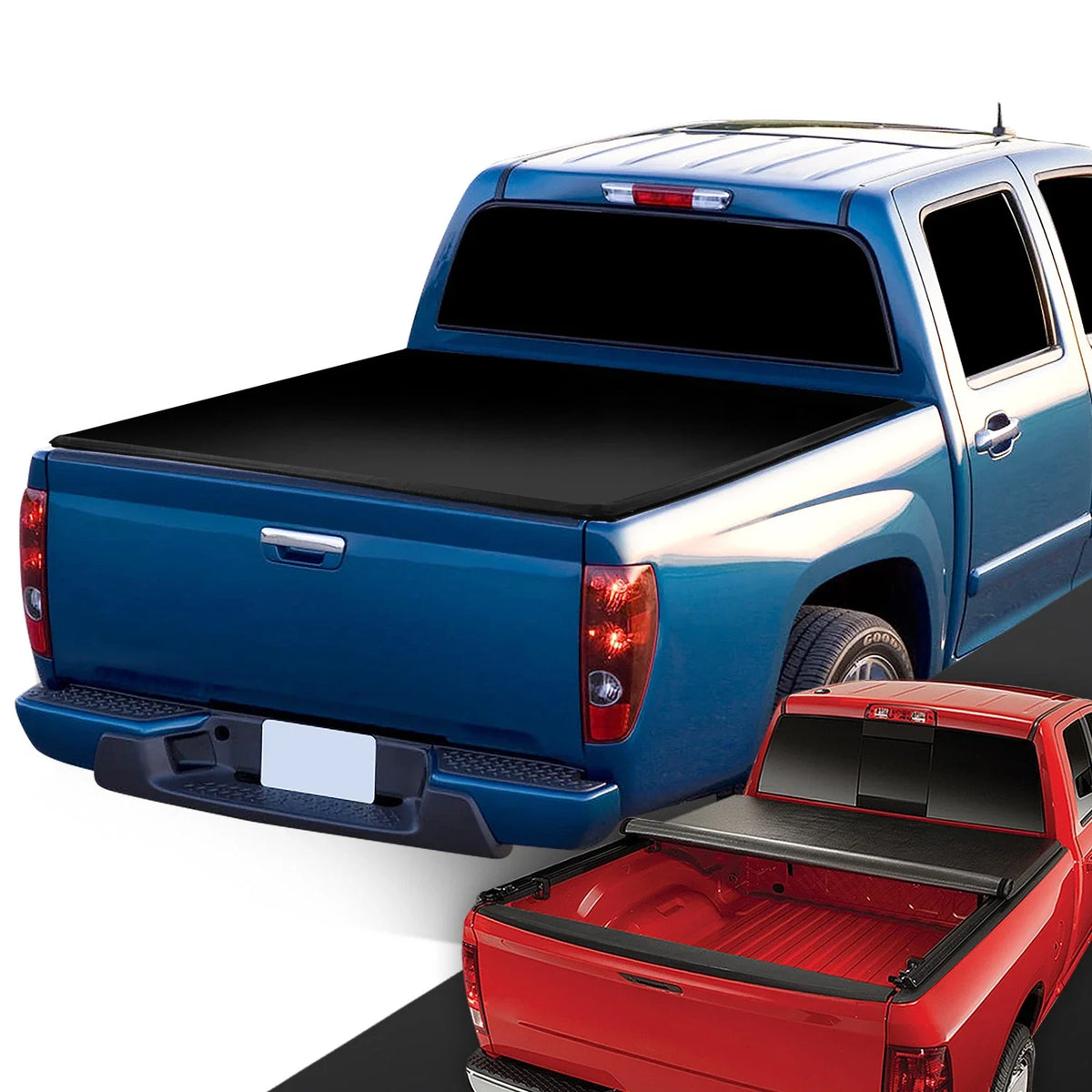 Vinyl Soft Roll Up Tonneau Cover for Chevy Colorado GMC Canyon (2004–2012)