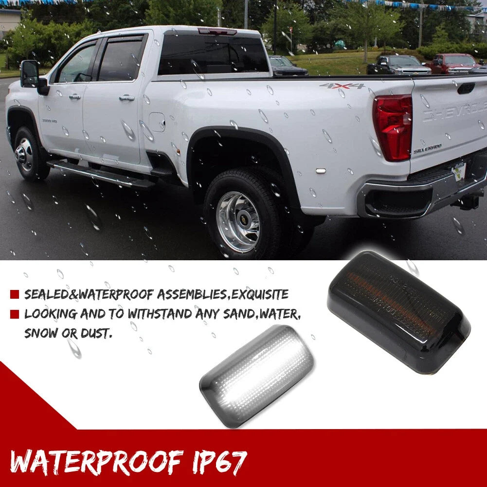Set of 2 LED Side Marker Lights for Chevy Silverado 2500HD 3500HD (2015–2023)