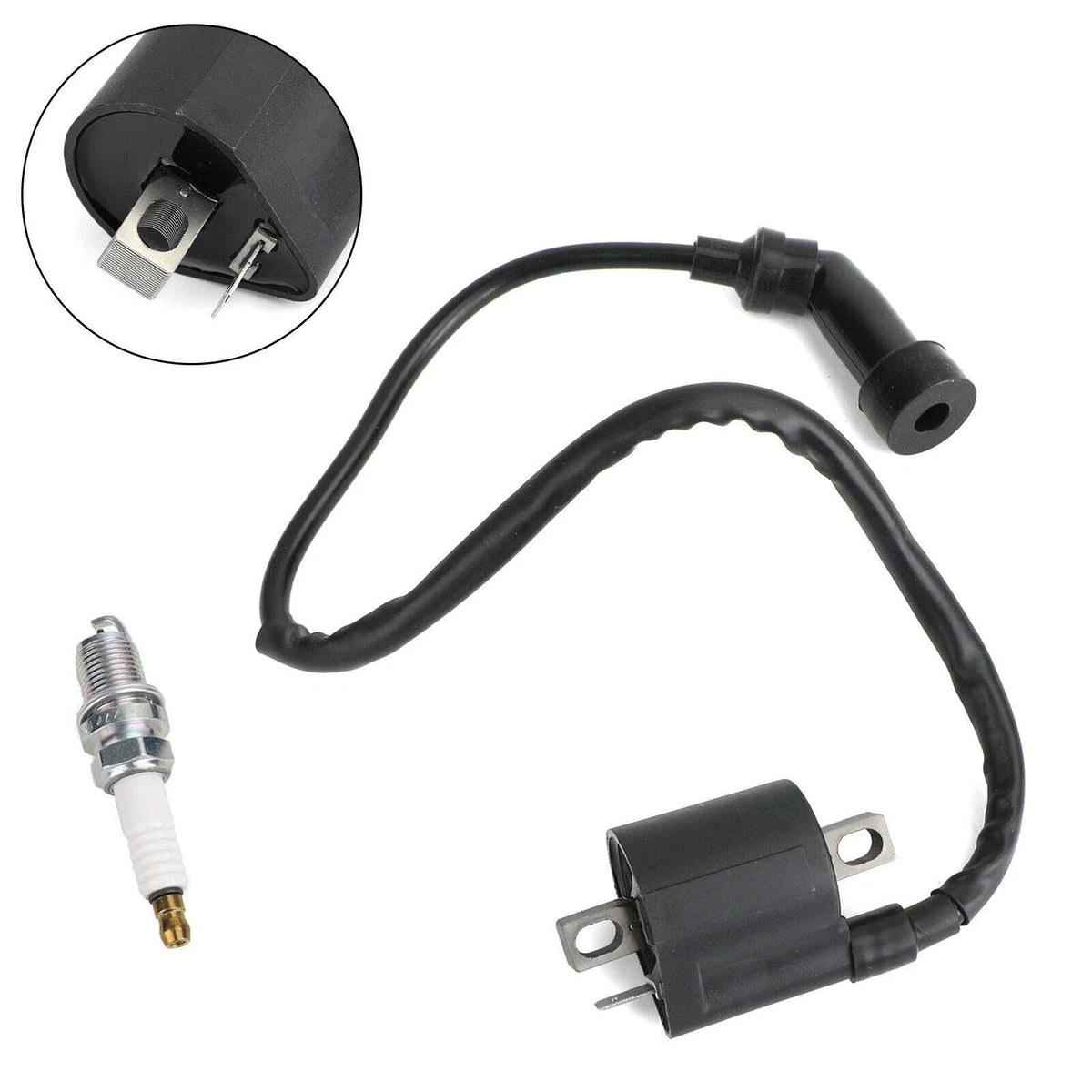 Ignition Coil + Spark Plug for Polaris ATV Trail Boss 325 330 (2003–2006) 31401-40F00 A