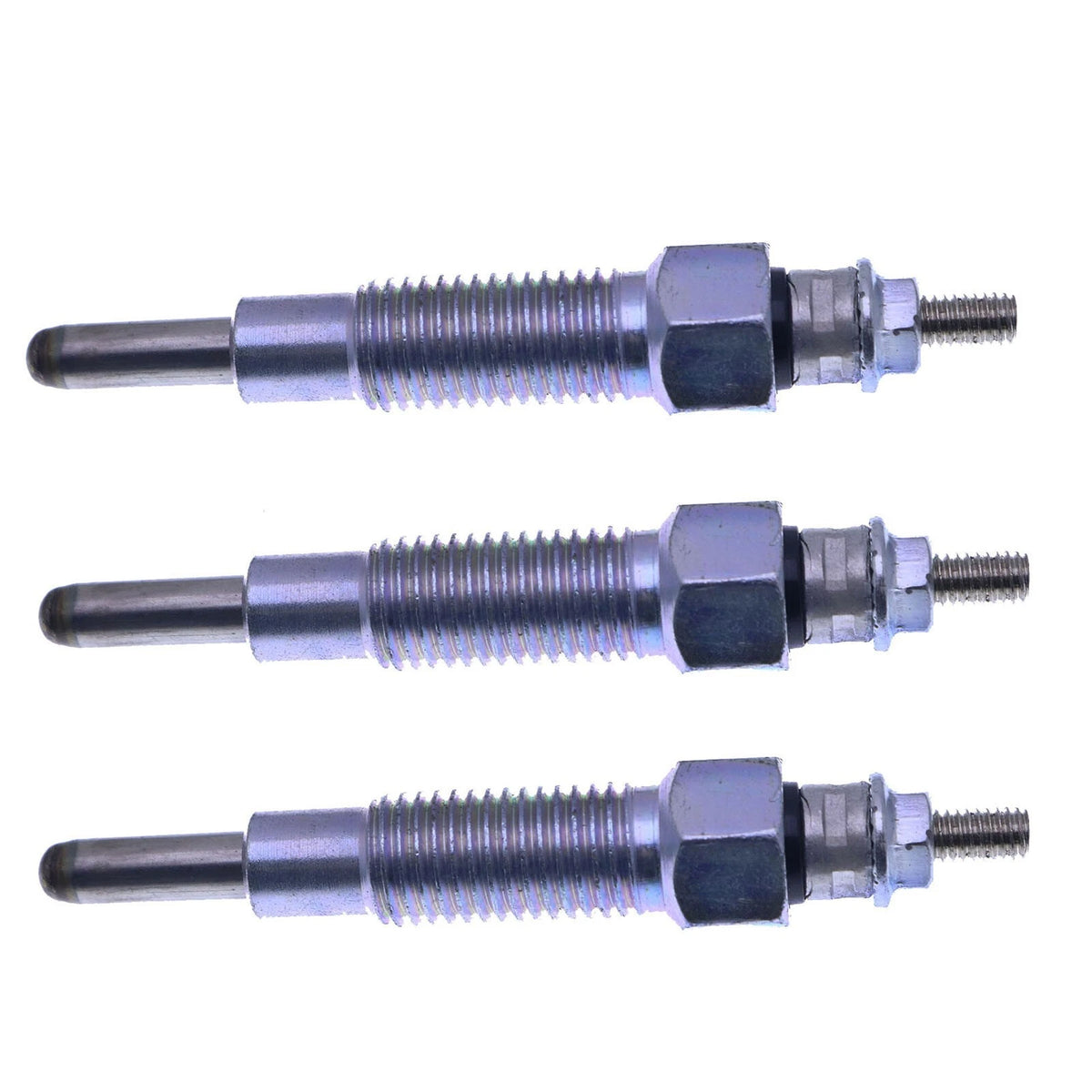 3X Glow Plug 15221-65516 15221-65512 for Kubota KH-1 (L185DT L245DT L295DT)