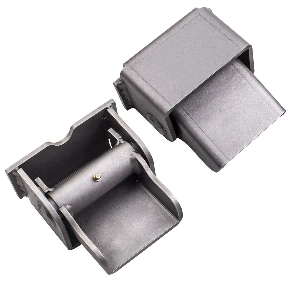 2X Dump Truck Trailer Body Hinges Solid Steel Heavy Duty Weld On