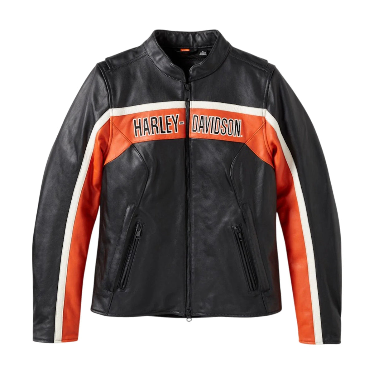 Trenton Leather Riding Jacket for Harley-Davidson (Size 2XL, 97016-25VW)