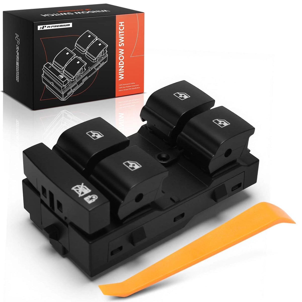 Front Left Power Window Switch for Chevy Impala Malibu (2014–2020) 22819398, DWS1811
