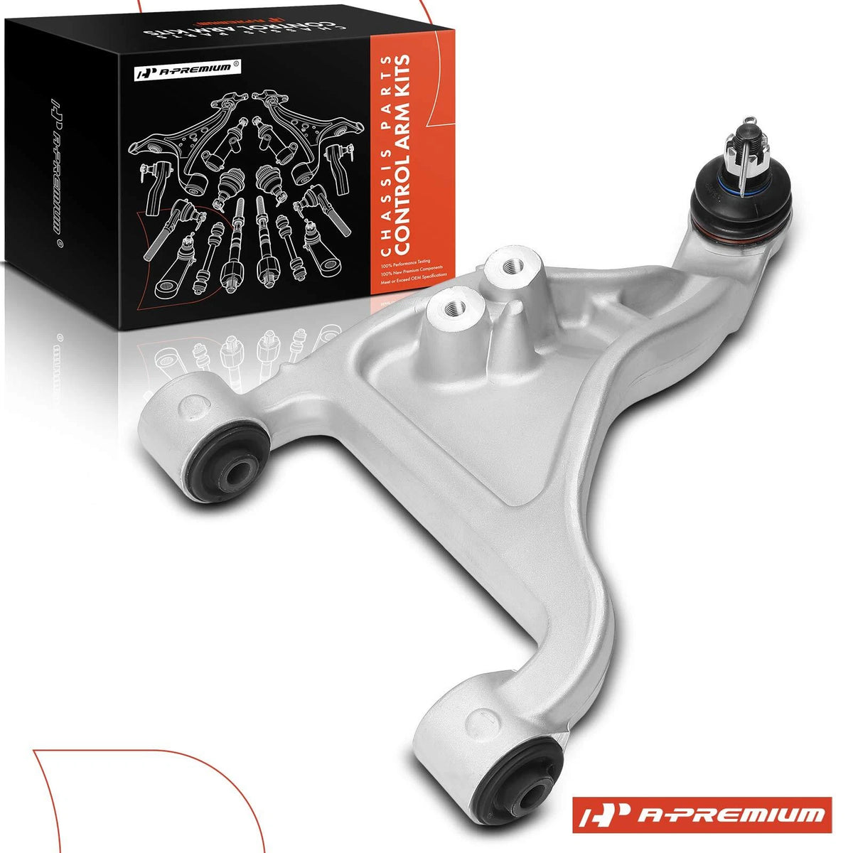 A-Premium Rear Left Upper Control Arm w/ Ball Joint for Nissan Murano (2003–2007) - 55502CA000, 55502CA00A, CMS301104