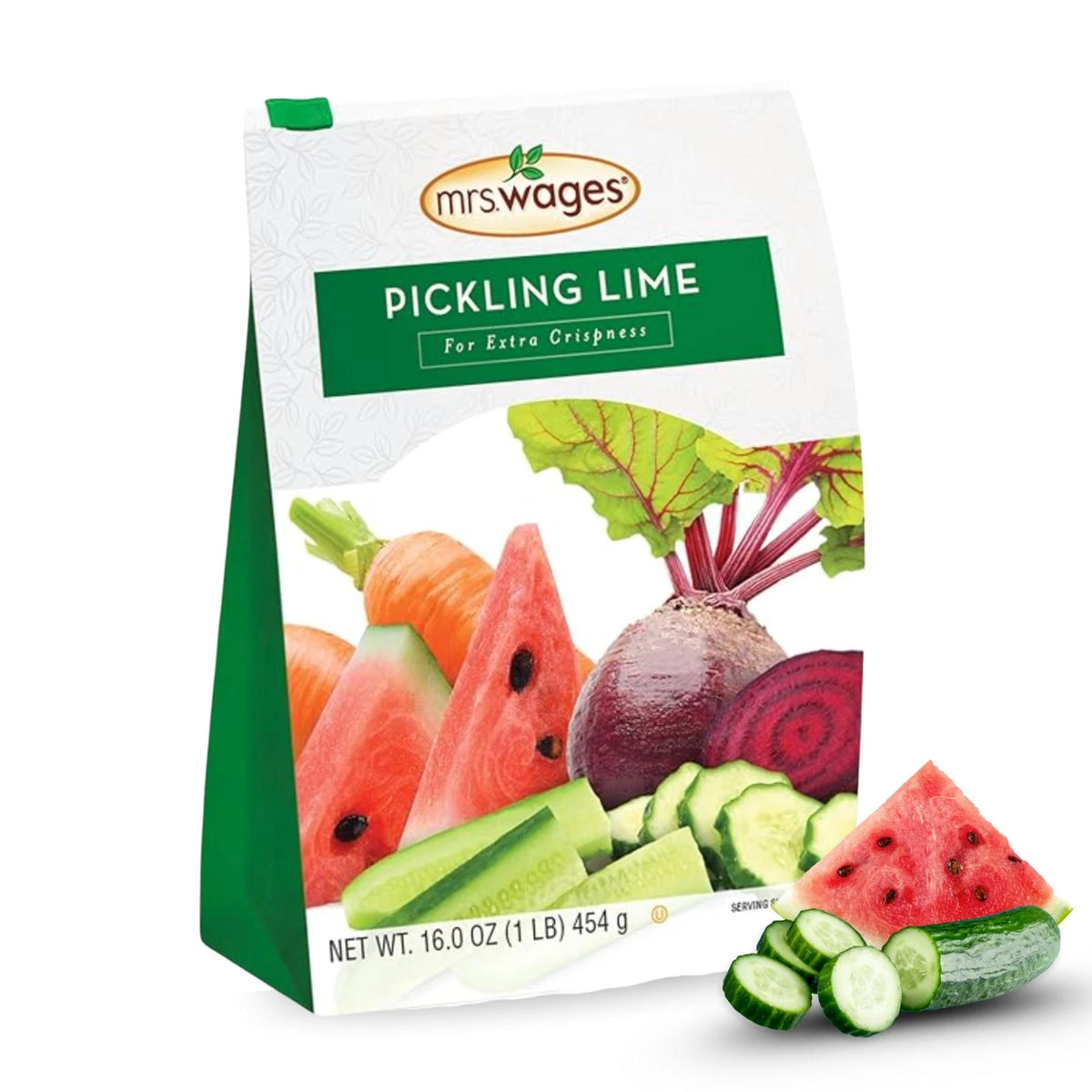 1 Pound Mrs. Wages Pickling Lime for Easy Pickling (Pack of 1)