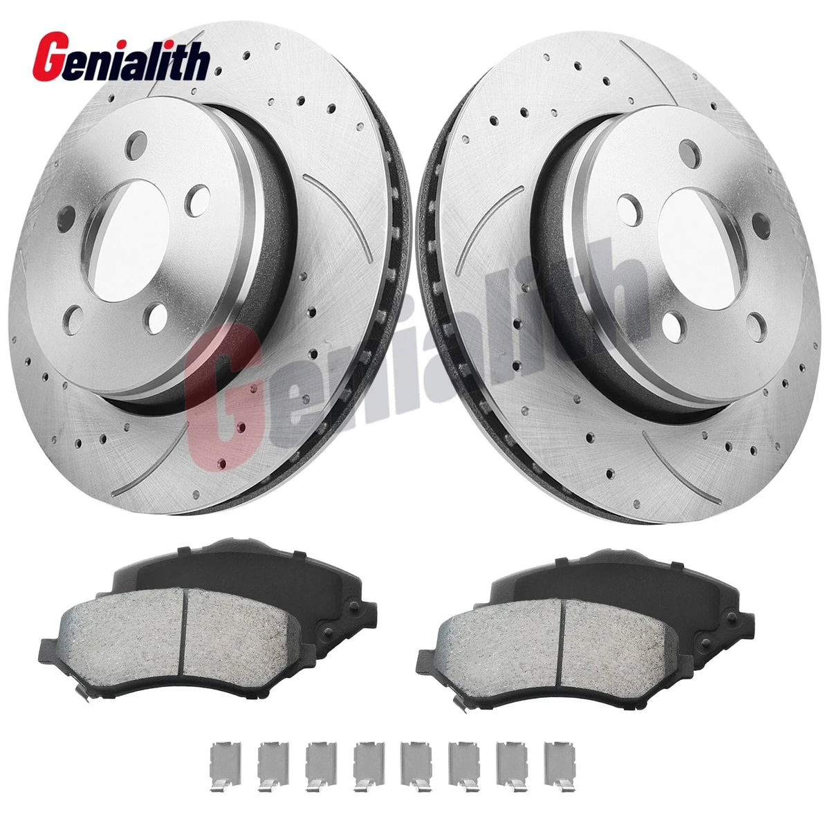 Front Disc Rotors & Brake Pads for Dodge Nitro Jeep Liberty (2008–2012)