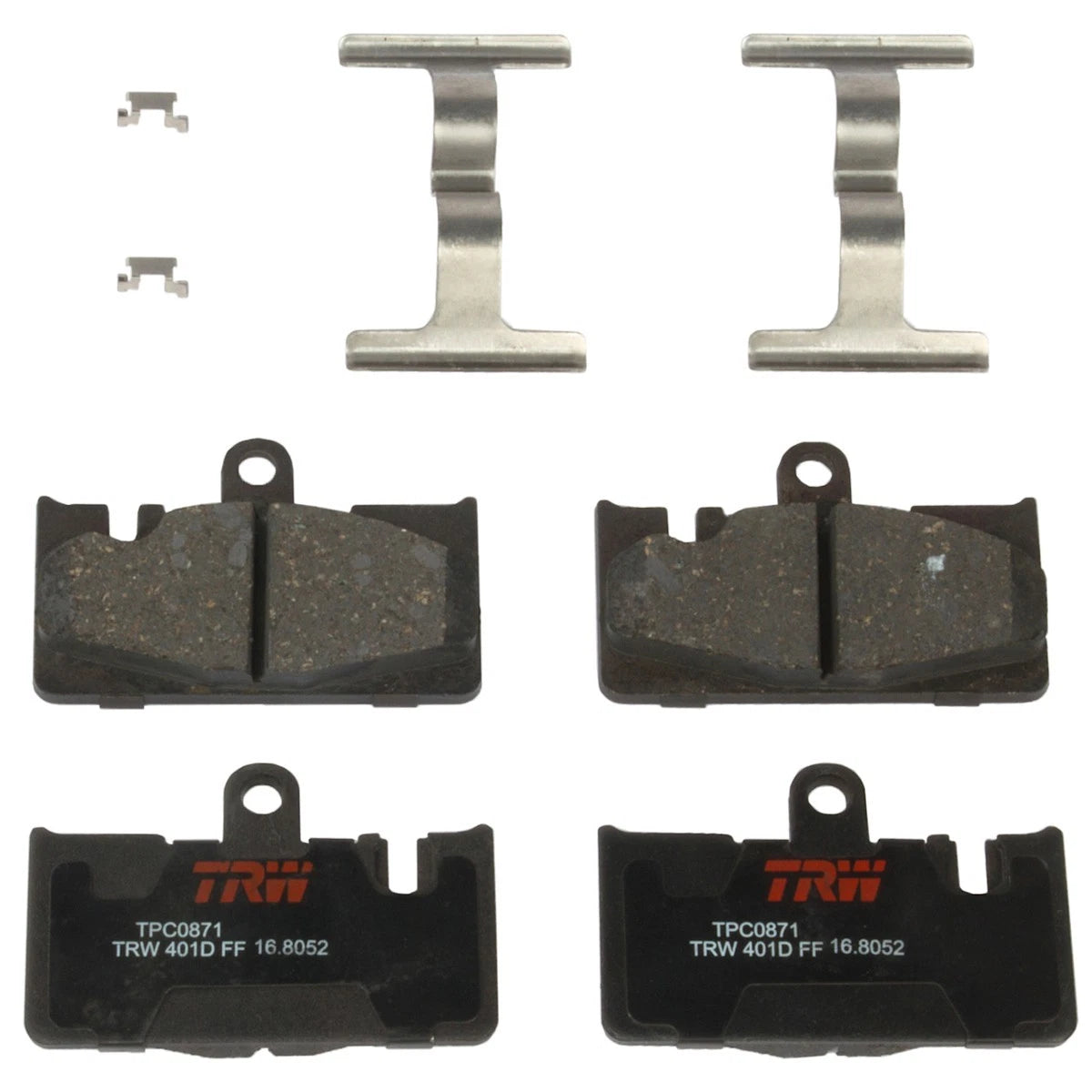 2X Brake Pad Set Rear for Lexus LS430 (2001–2006) TXH0871, JSTPSSCP871, PGD871C