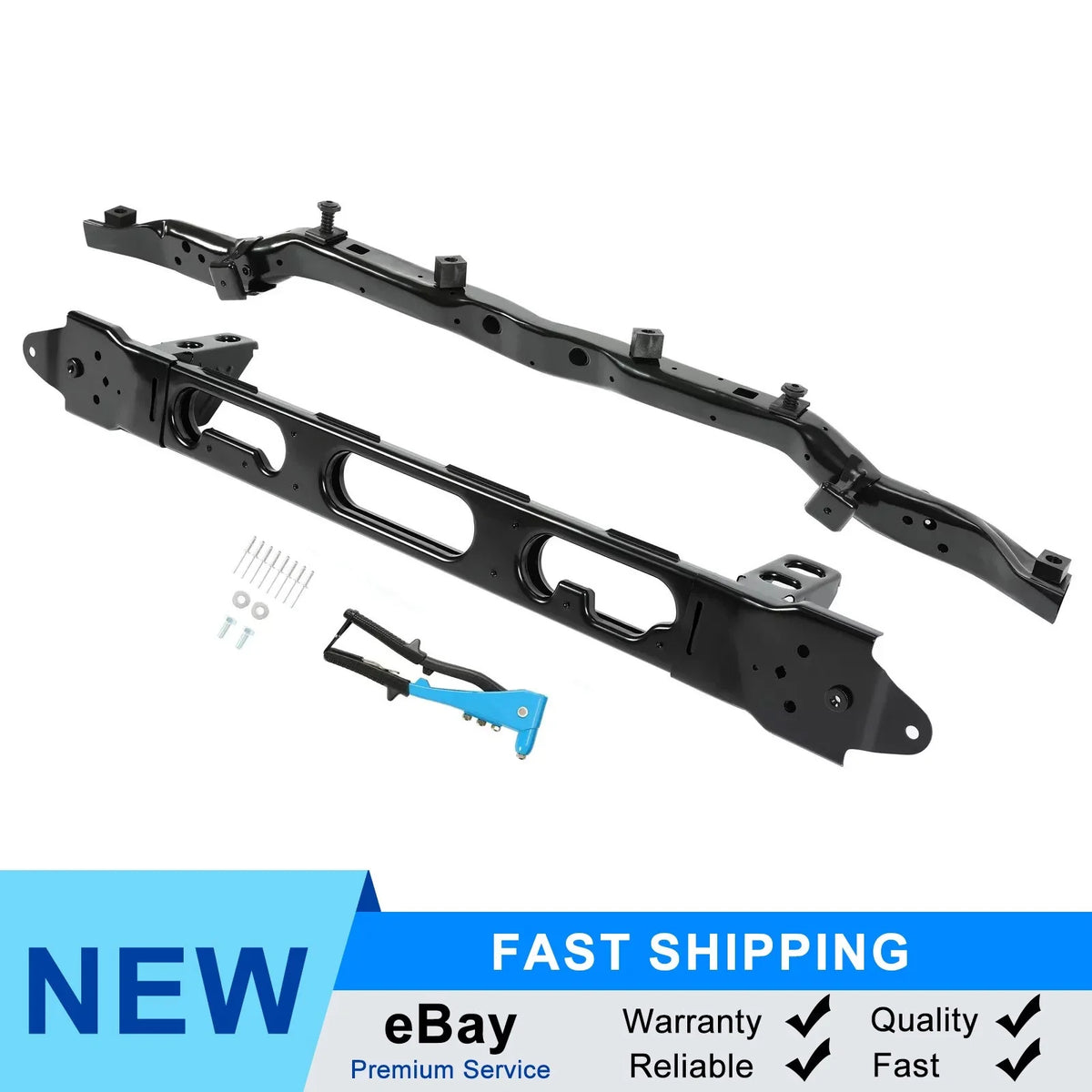 2PC Steel Upper Radiator Supports for Ram 1500 Pickup (2014–2018)