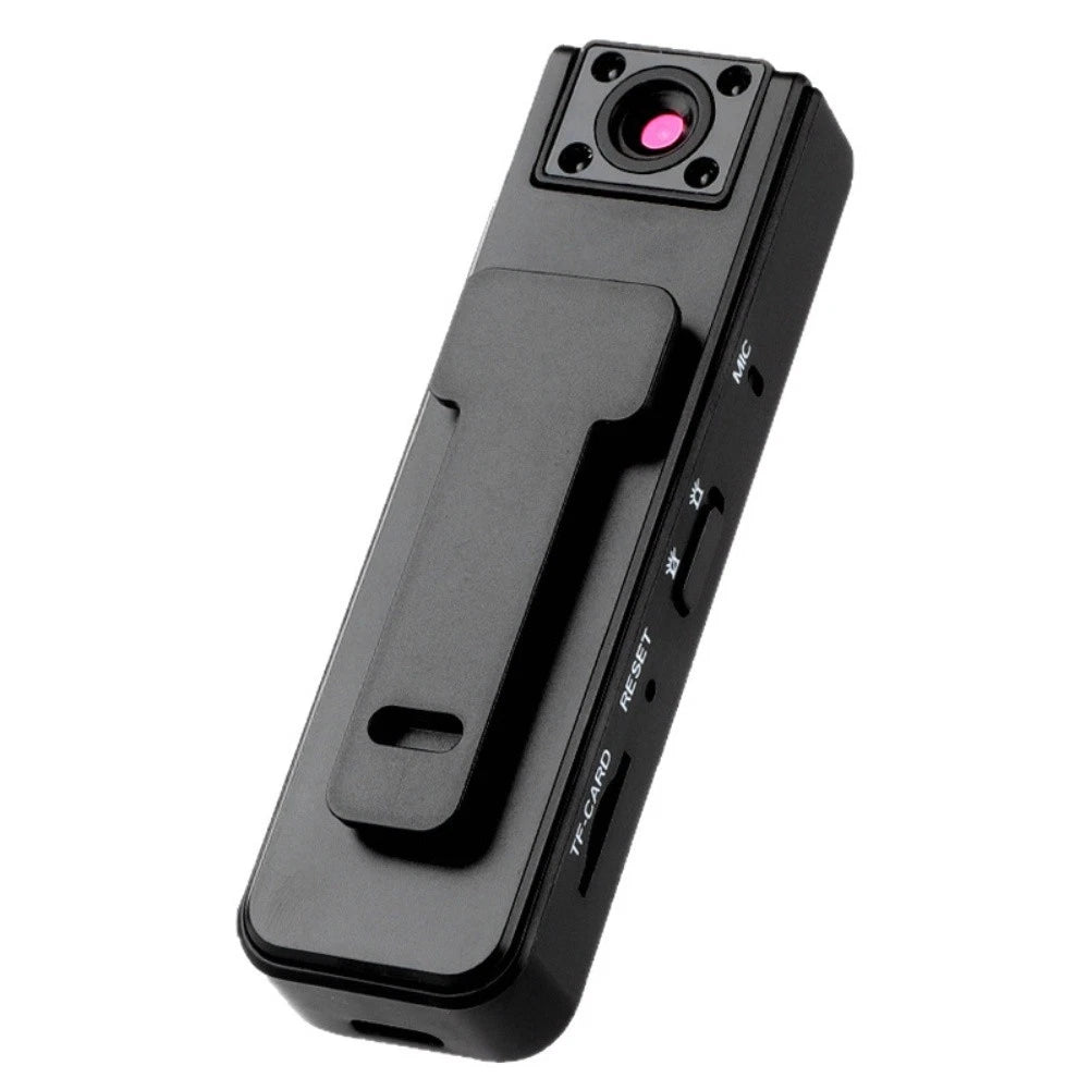 Portable 1080p Body Cam with Night Vision and Motion Detection