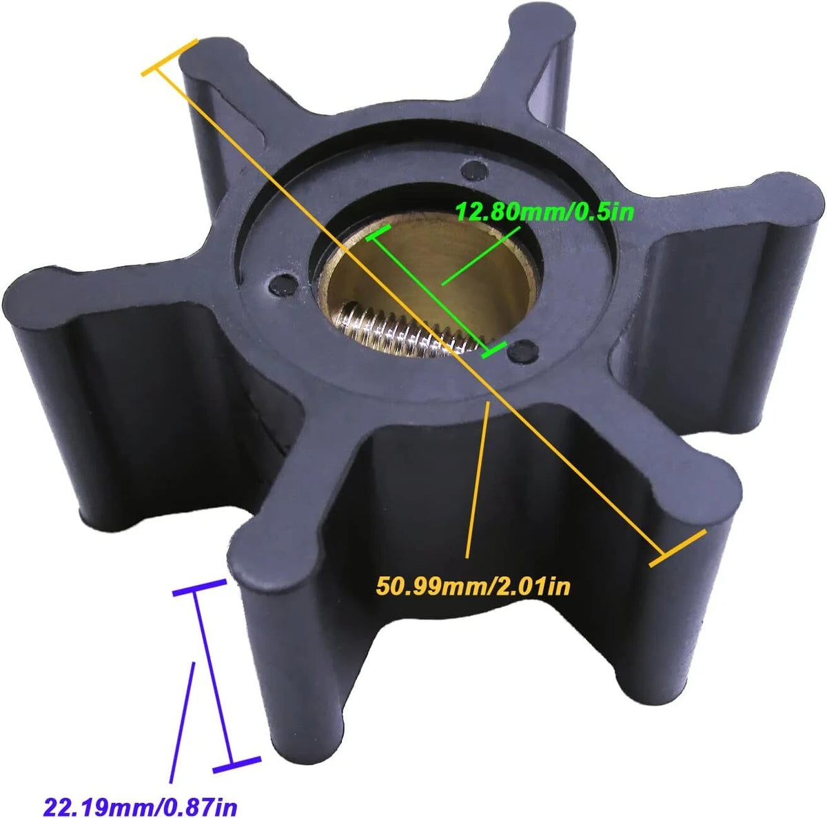 Sea Water Pump Impeller for GM Bedford 220 330