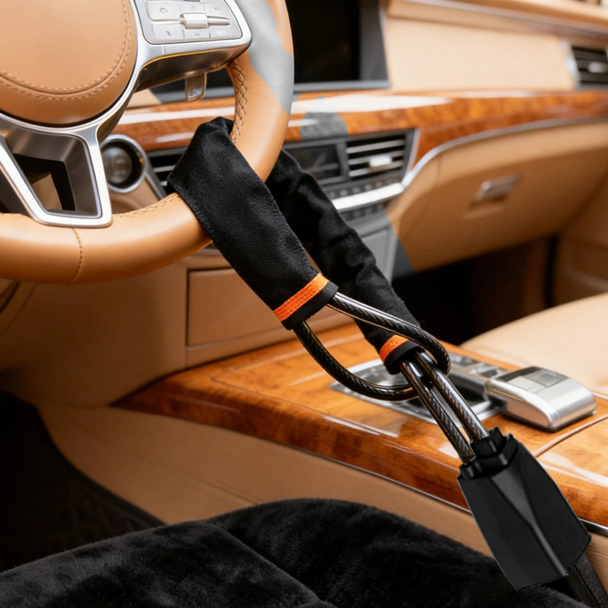 Steering Wheel Lock for Car Truck SUV Auto Anti-Theft Security System