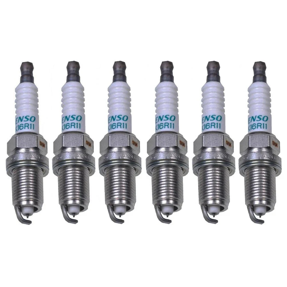 Set of 6 Iridium Spark Plugs for Audi Toyota Lexus V6 L6 (0.044 Gap)