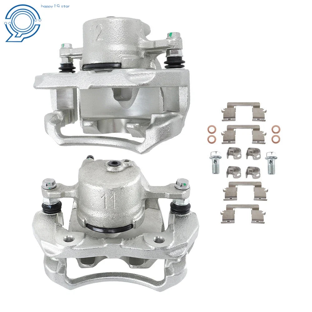 2X Front Disc Brake Caliper w/ Bracket for Toyota Tacoma (2005–2015)