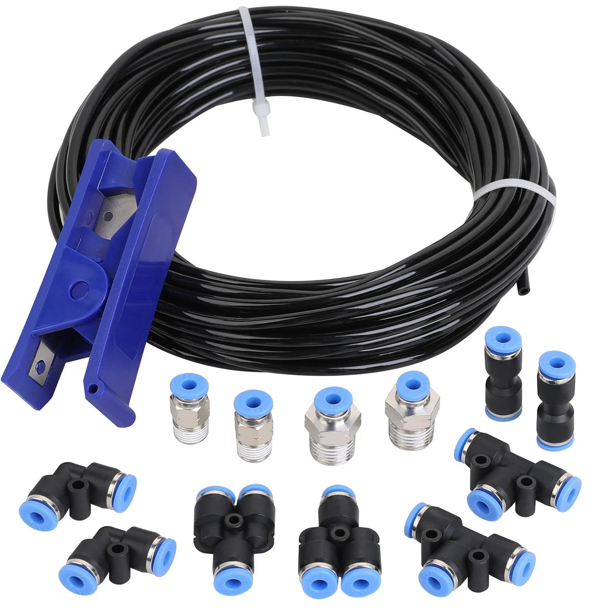 Air Line Tubing Kit for Hromee (5/32 Inch OD x 32.8 Inch, Black)
