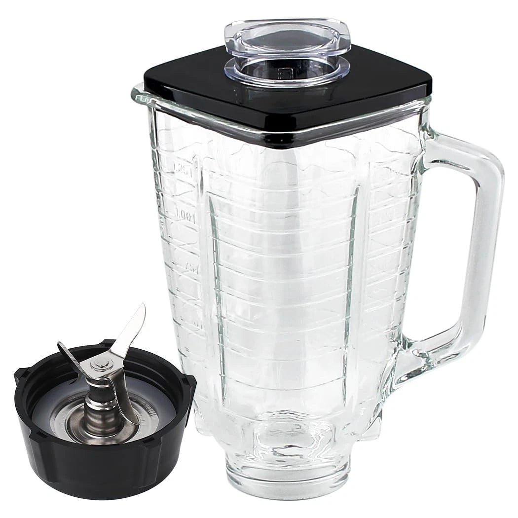 5-Cups Square Top Glass Jar Assembly for LMEI Replacement Parts