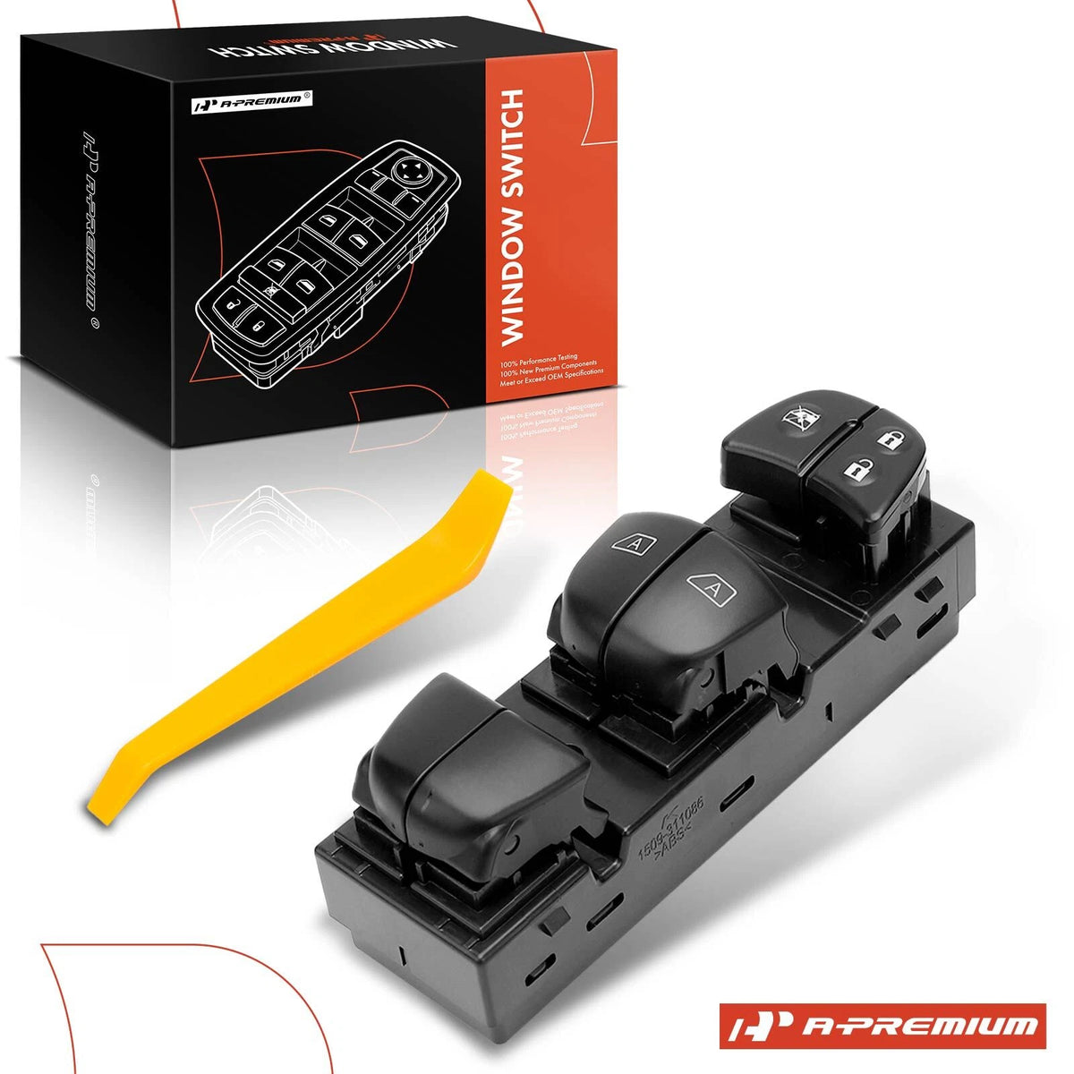 Front LH Power Window Switch for Nissan Pathfinder (2013–2015, 2017–2020) 254013KA2A, 1S14479