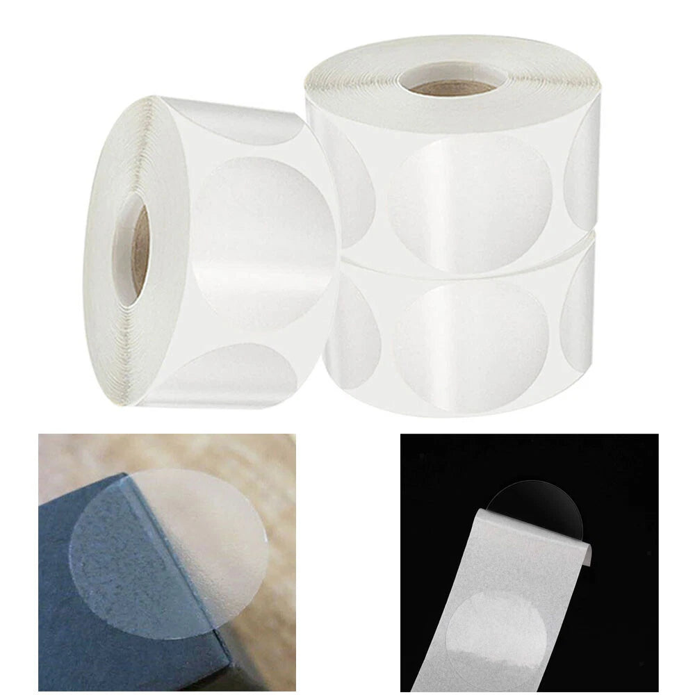3000pcs Round Transparent Sealing Stickers for Various Uses