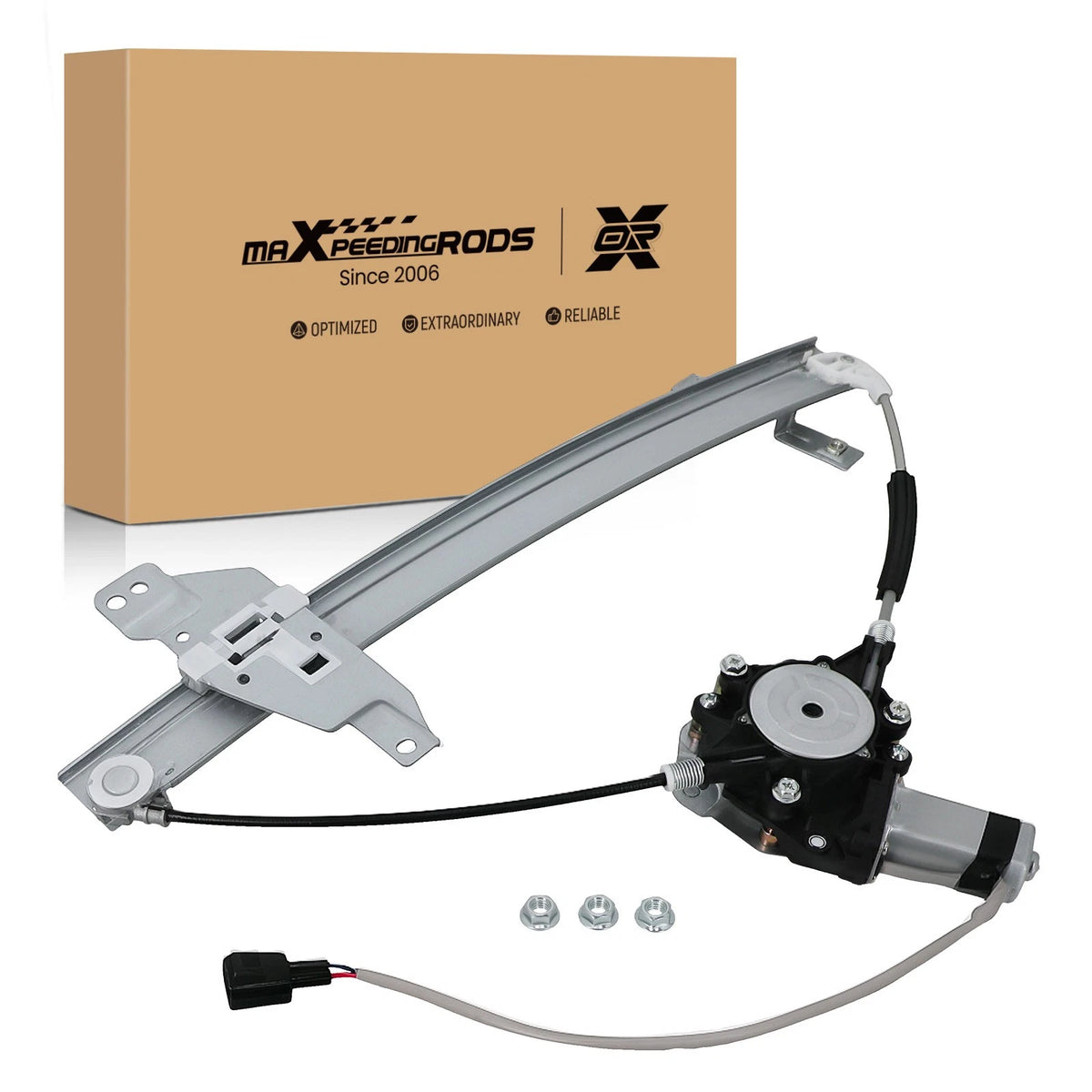 Front Left Window Regulator for Chevrolet Impala (2006–2016) 42F03O w/Motor