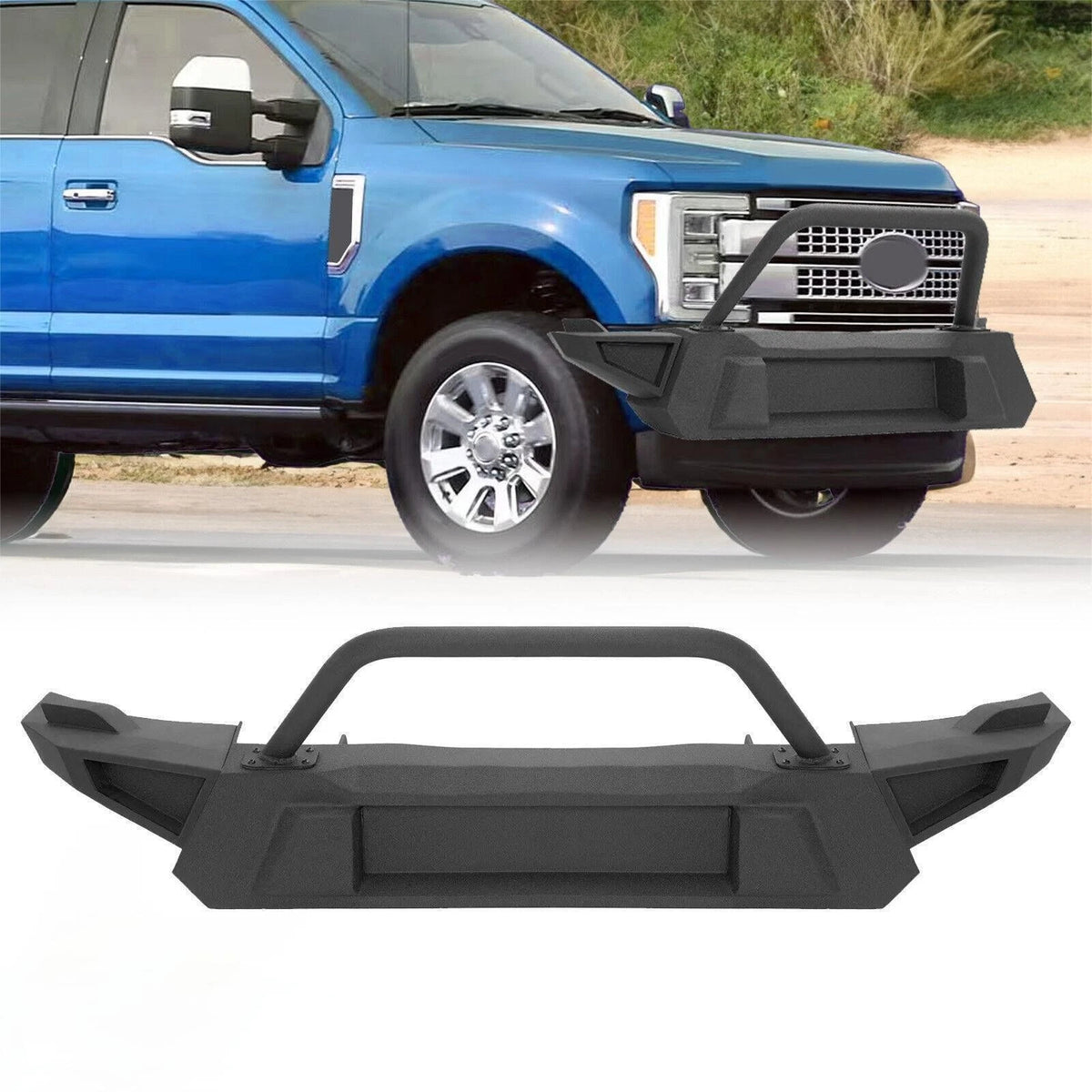 Steel Front Bumper for Ford F250 Super Duty (2017–2019) CON-A000000707