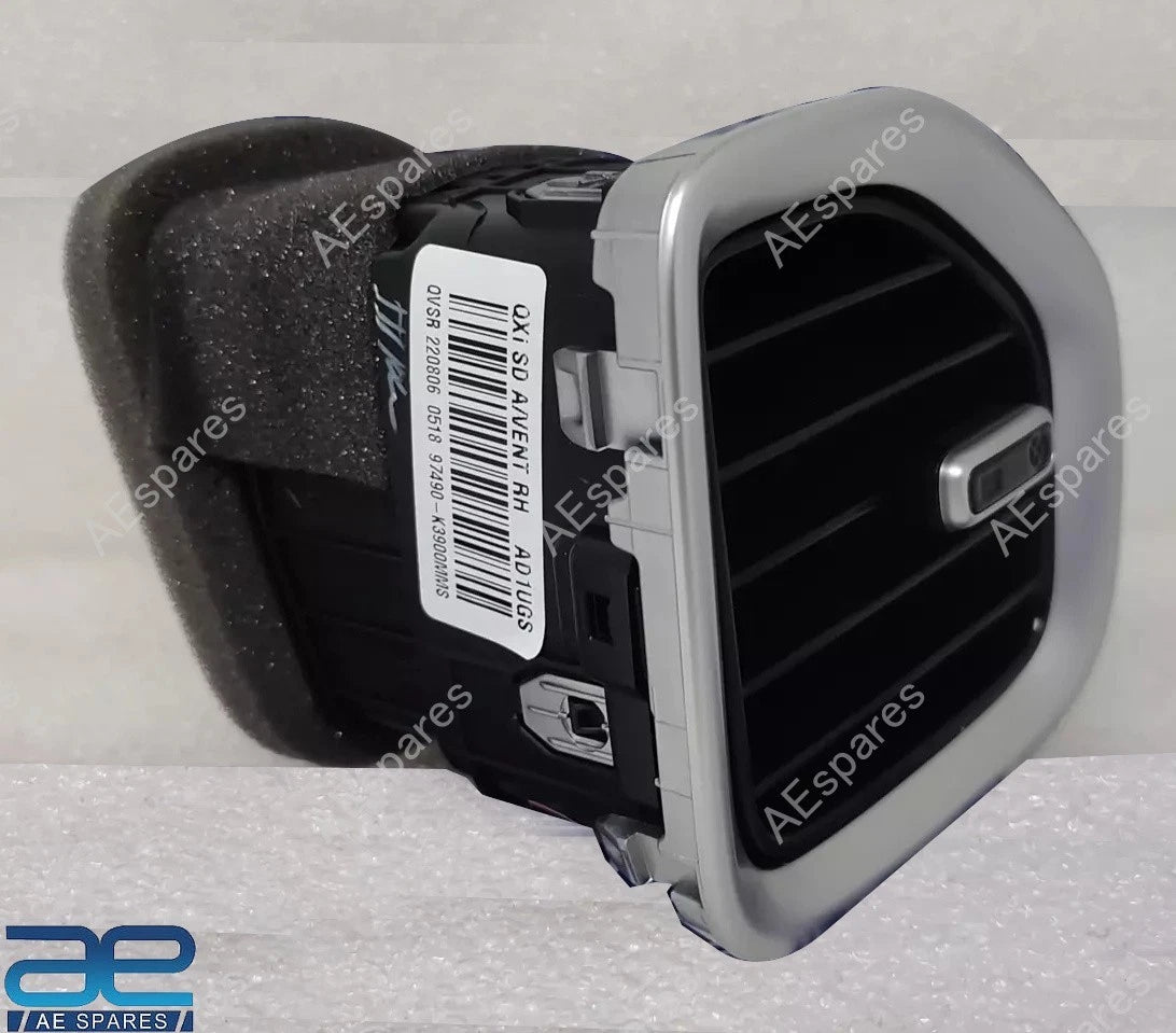 Side Duct Air Vent Assembly RH for Hyundai Venue (2019–2025) 97490-K3900MMS