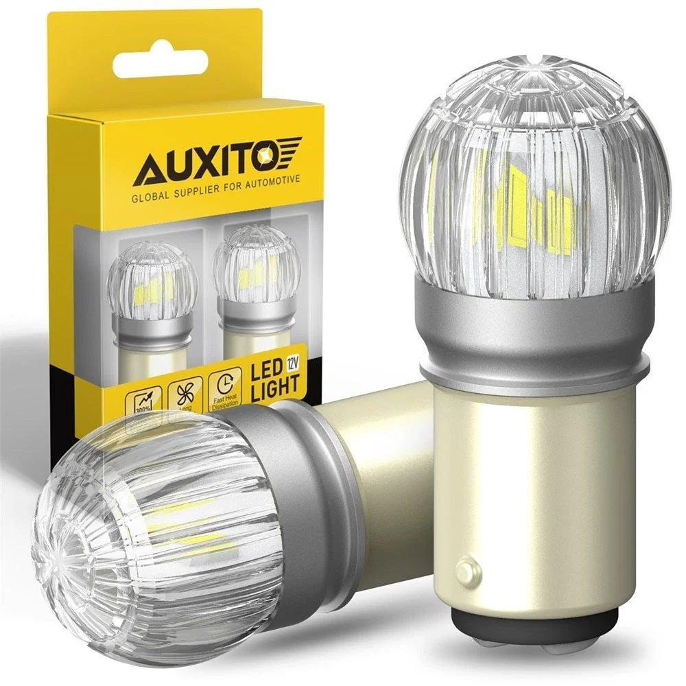 2X 1157 LED Tail Brake Stop Backup Reverse Turn Signal Light Bulbs for Ford (2015–2020)