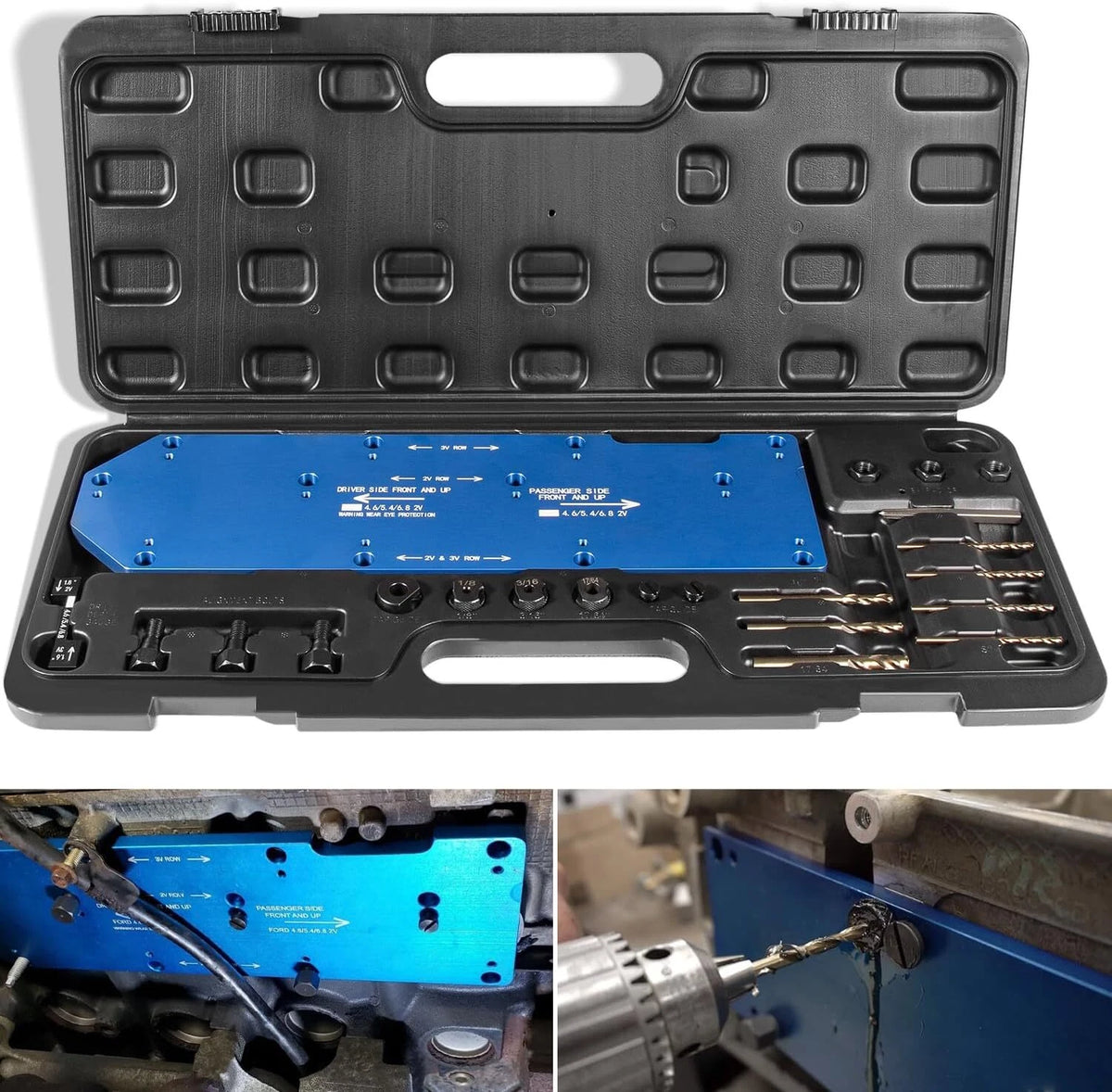 Manifold Drill Template for Ford Triton 4.6L 5.4L 6.8L (For00347)