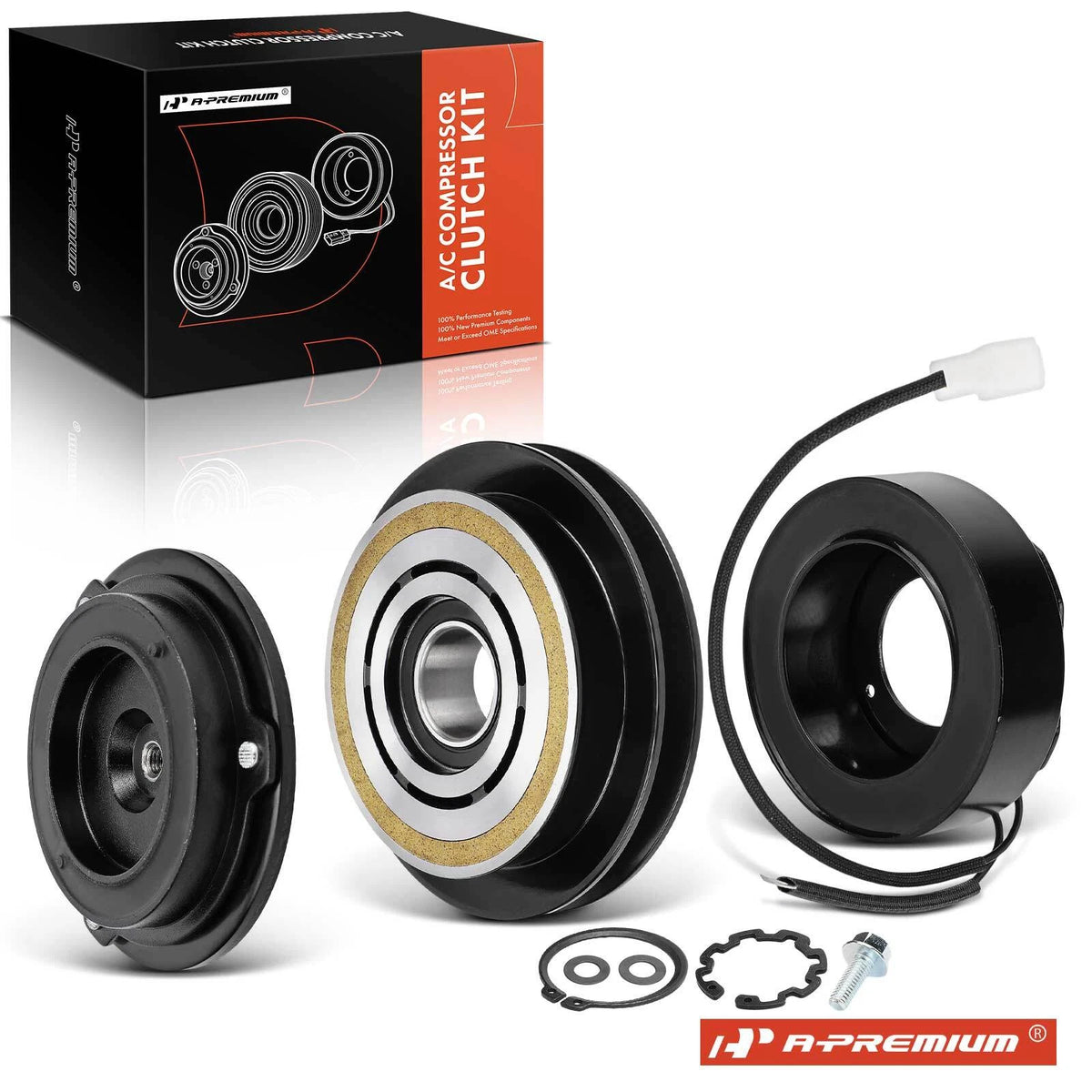 A/C Compressor Clutch Kit for Mazda MPV (1989–1998) V6 3.0L 10PA17C
