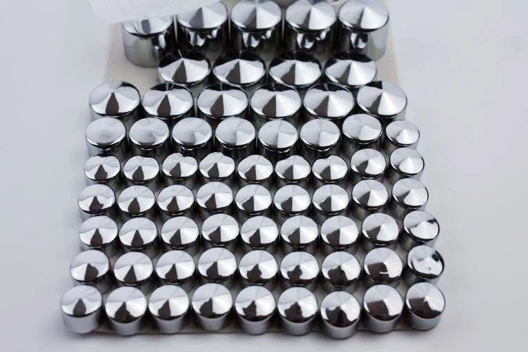 Chrome Bolt Toppers Caps for Harley Davidson Dyna Glide (1991–2012)