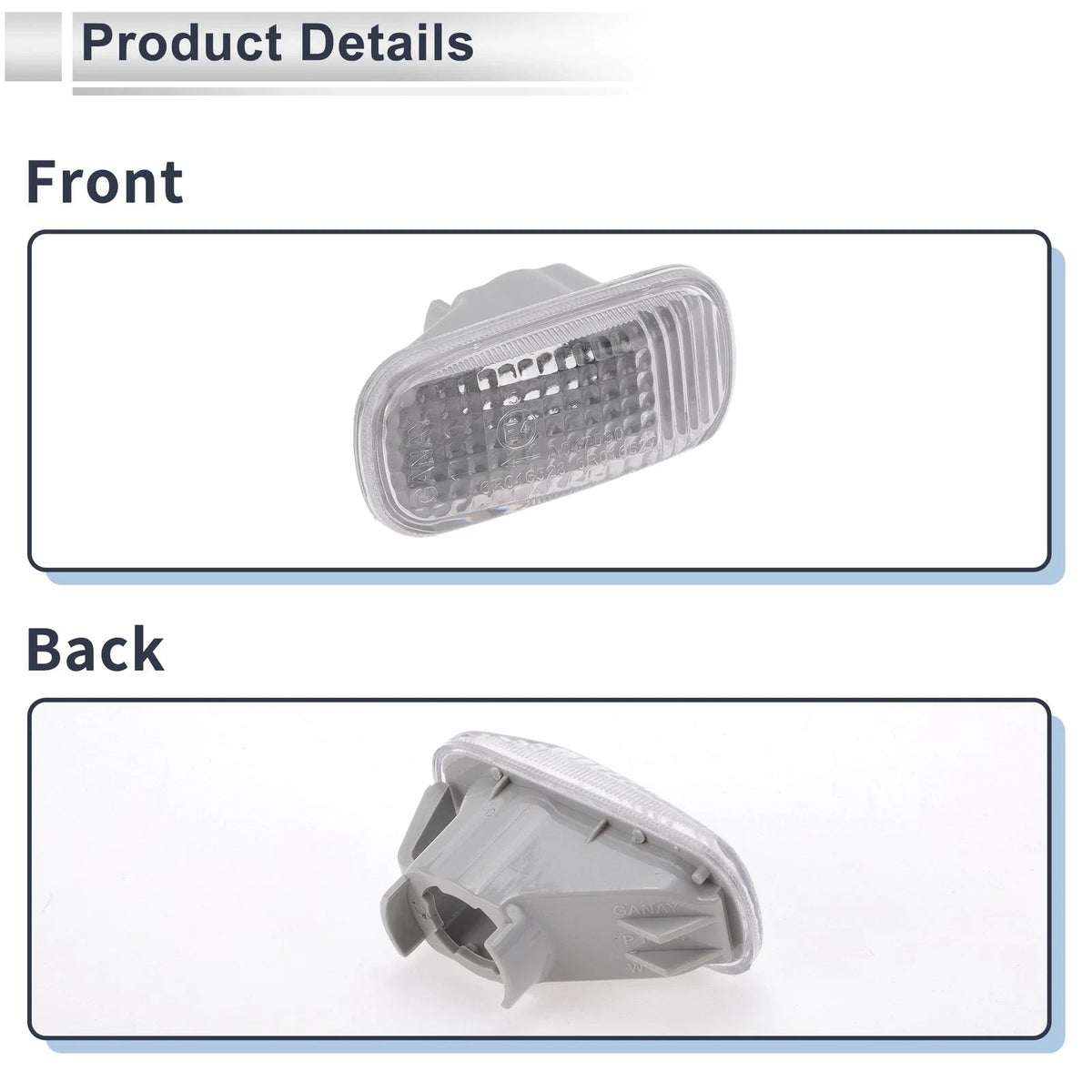 1pc Side Marker Light Cover for Honda AZZ (2002–2008) No. 34301S5HT02