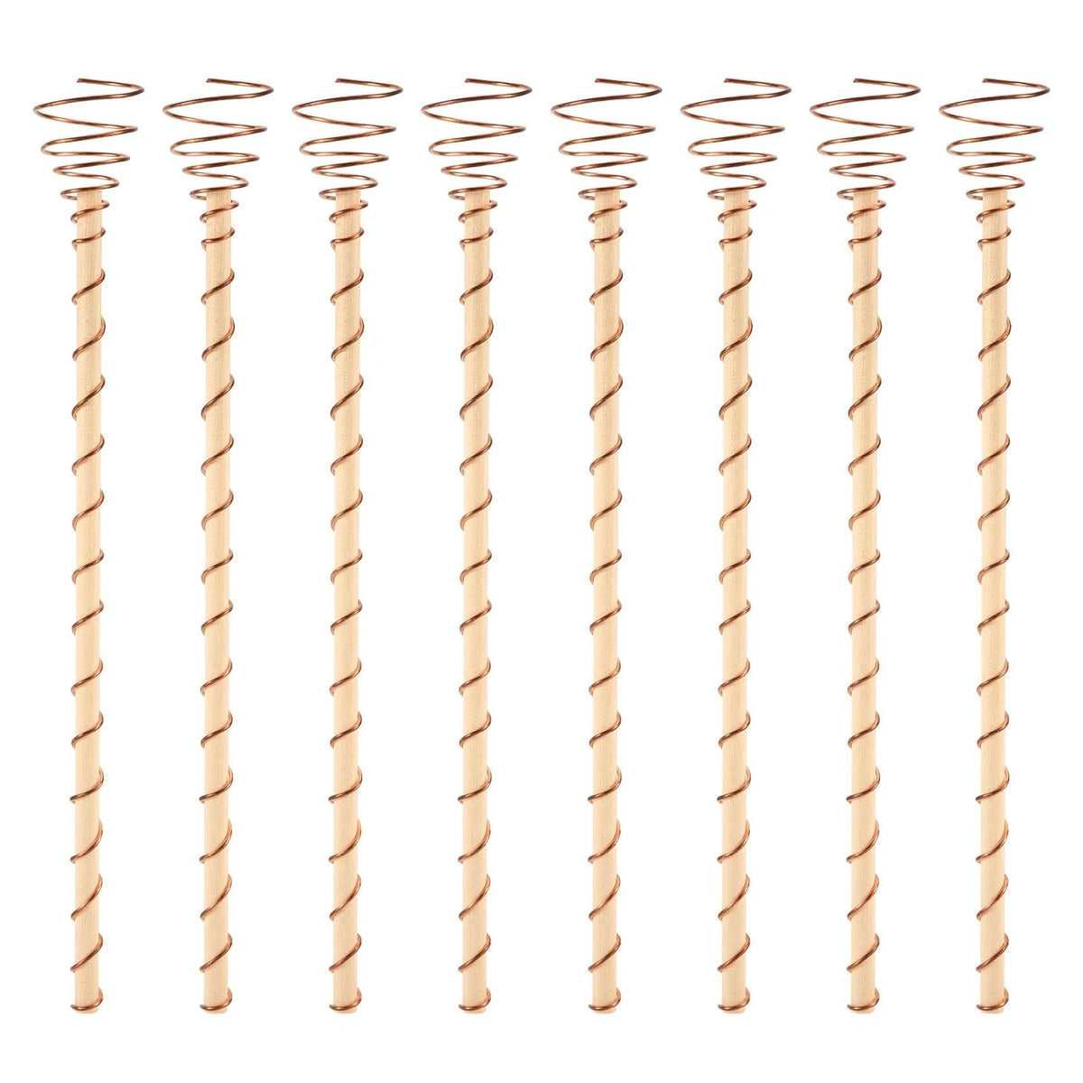8pcs Electroculture Plant Stakes for Garden (Copper Color)