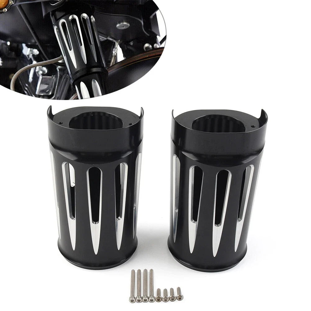 Fork Boot Slider Covers for Harley Electra Street Road Glide King CVO (2014–2022)