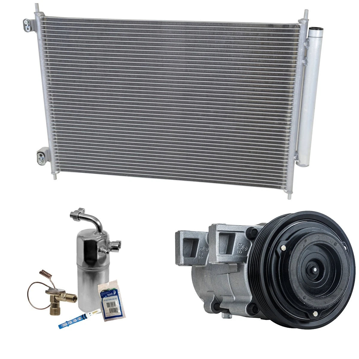 A/C Compressor Kit for Nissan Rogue (2008–2013) 16992328, 6512863, 92600JM01E
