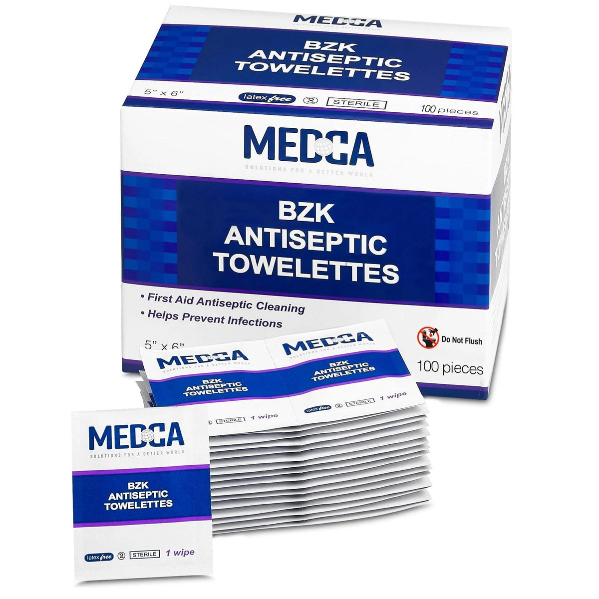 Pack of 100 Hand Wipes for Automotive Use