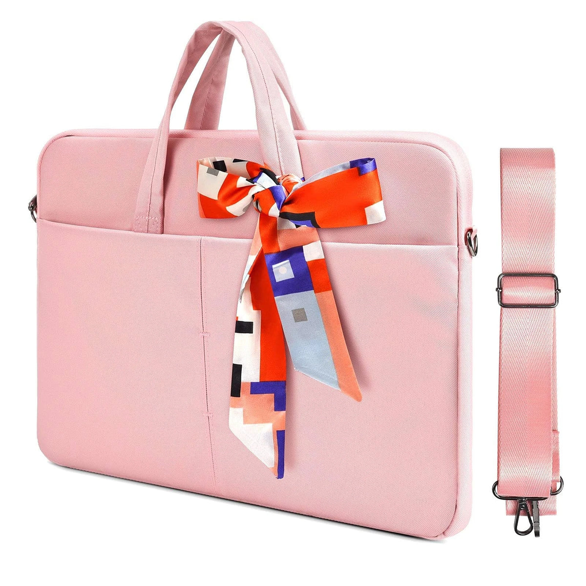 Laptop Sleeve for 17-17.3 in Laptops (2017–2023) - Pink Briefcase Case