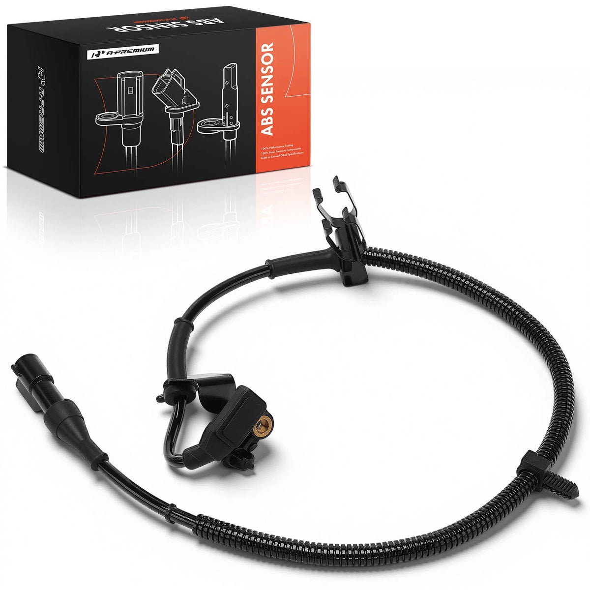 Rear Right ABS Wheel Speed Sensor for Ford Thunderbird (2002–2005) - 3W4Z2C190BA, XW4Z2C190AA, 970150, 2ABS1171, AB1752, 5S7276, ALS228