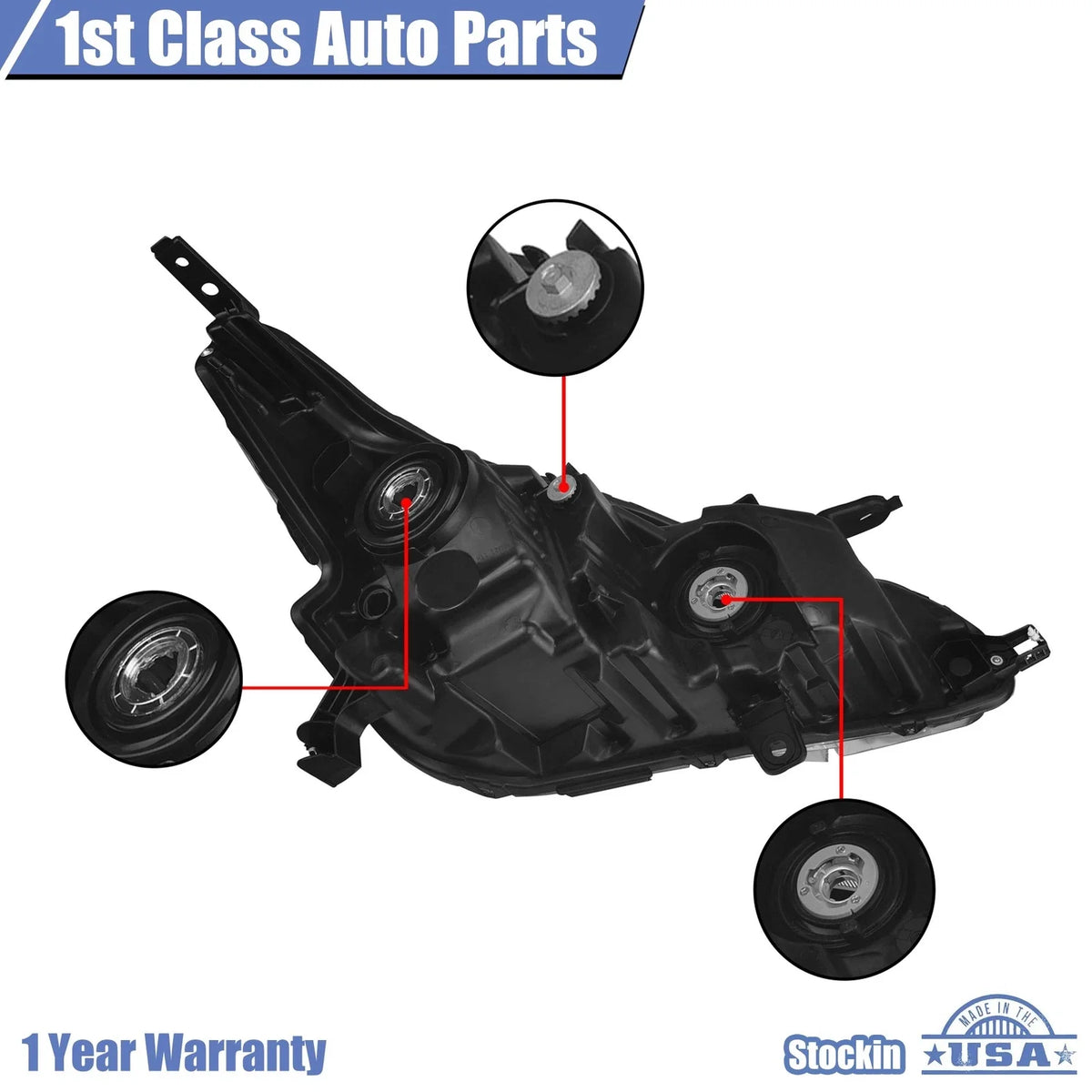 Set of 2 Headlight Headlamp for Nissan Altima (2019–2020)