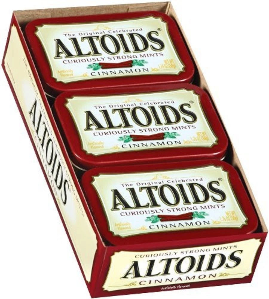 Set of 6 Cinnamon Altoids Curiously Strong Mints 1.76oz Tins