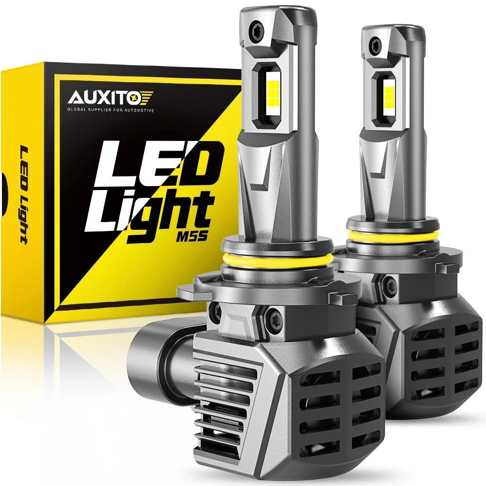 2X AUXITO 9005 LED Headlight Bulbs for High Beam (Universal Fit)