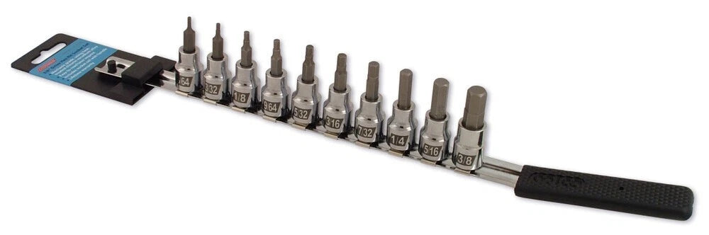 3/8" Drive Socket Bit Set for Cruztools IN38HBS