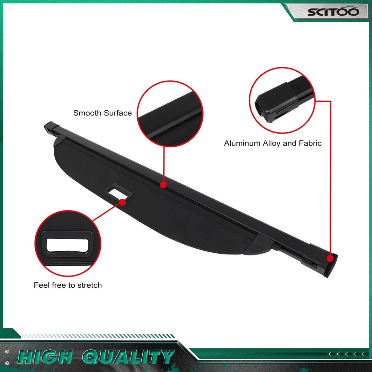 Retractable Cargo Cover for Kia Telluride (2020–2024)