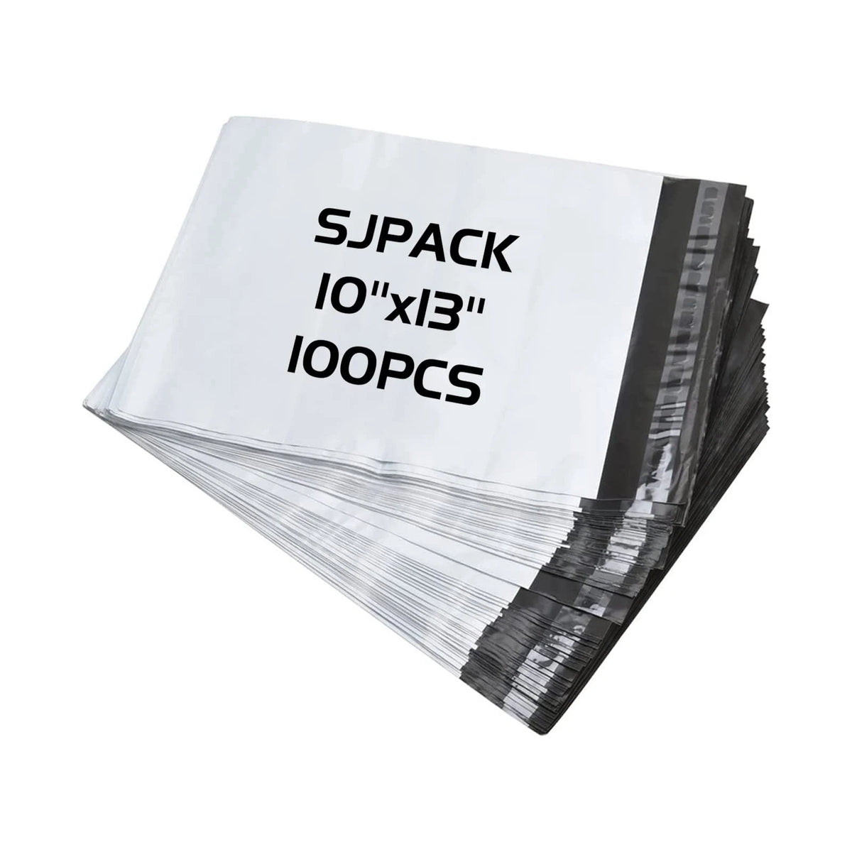Set of 100 Poly Mailers 10x13-inch 2.5 Mil Envelopes