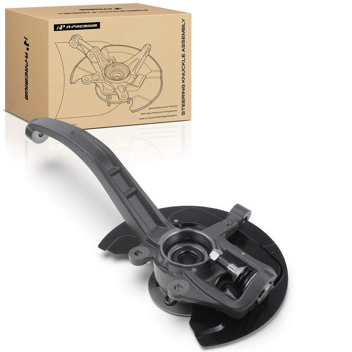 Front Left Steering Knuckle & Hub Bearing for Mercedes-Benz ML350 ML500 (1643302320, 1643302120)