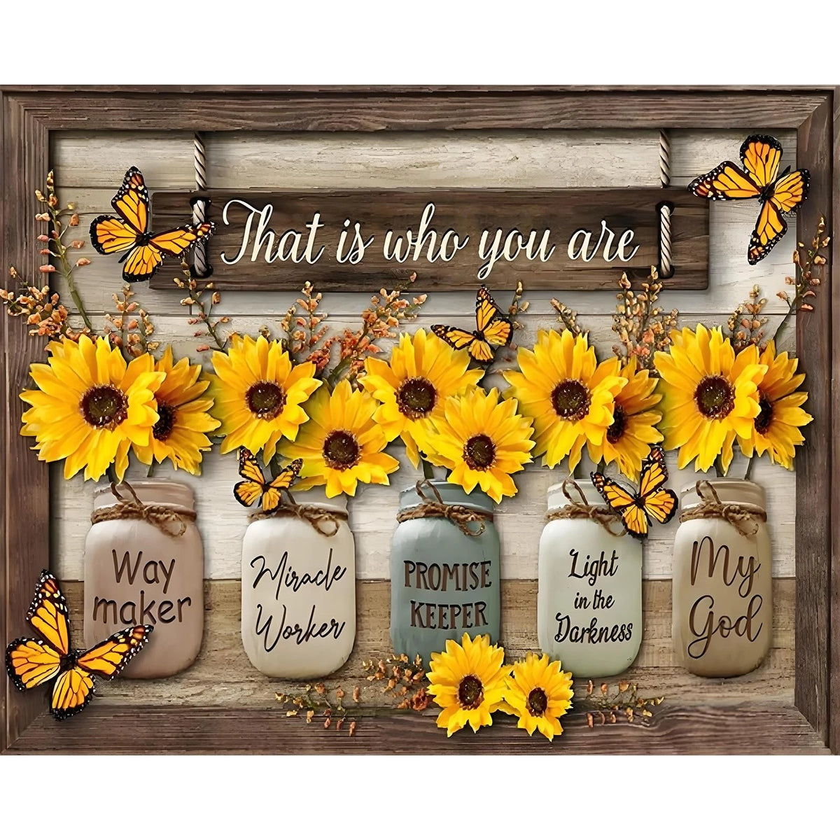 Paint by Numbers Kit - Sunflower 16x20 inch for Adults
