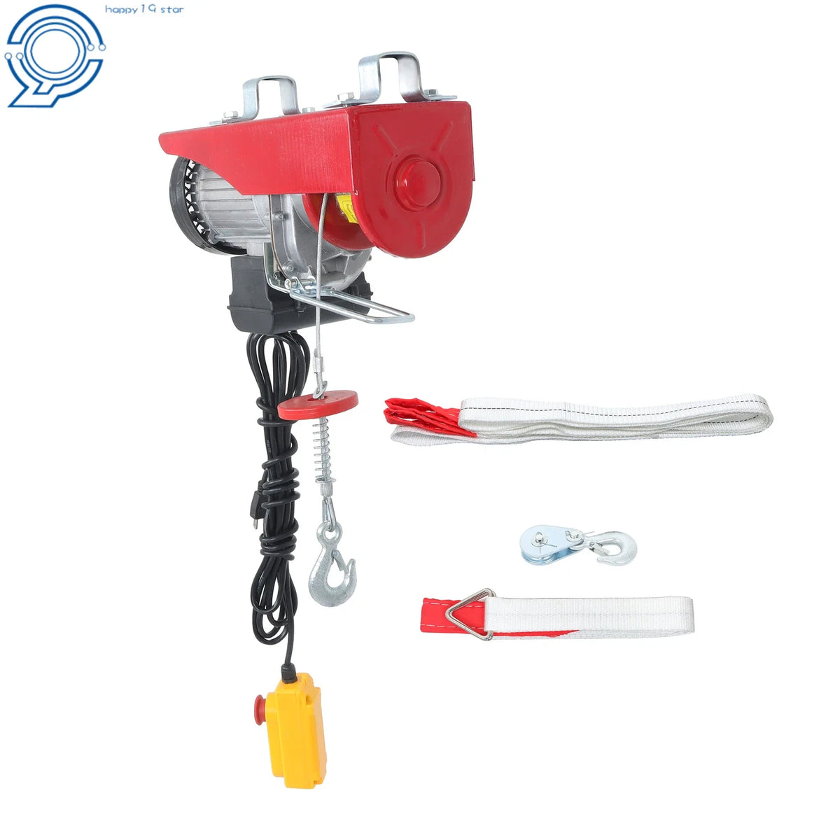 Electric Lift Hoist for Garage with 14ft Remote Control (110V)