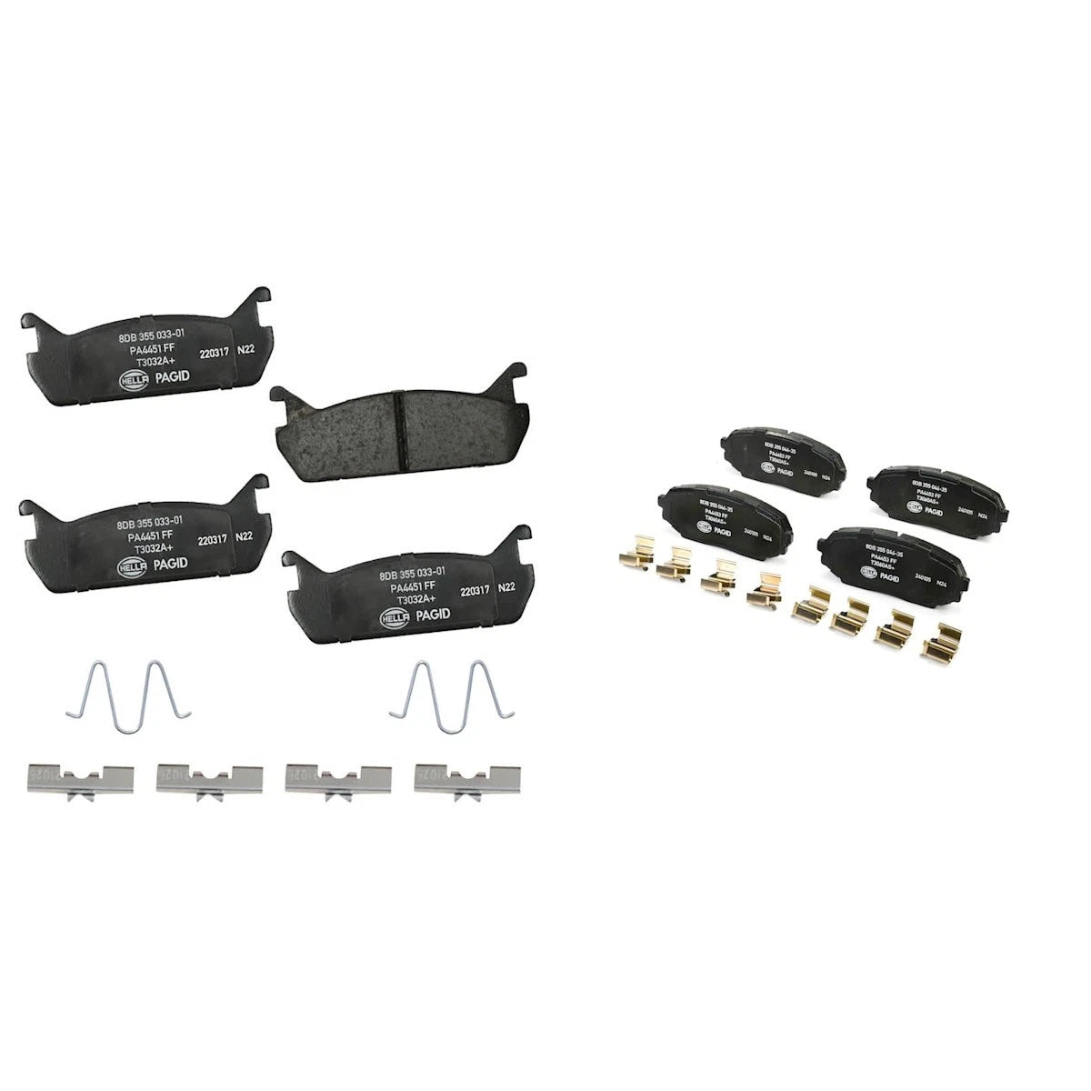 Set of 4 Brake Pad Sets for Mazda Miata (1990–1993) SET-H57355046351